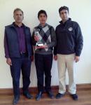 Piyush Sangwan with Northern India Amateur Win